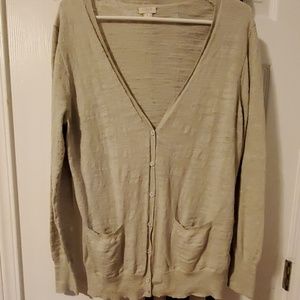 J.Crew linen cardigan